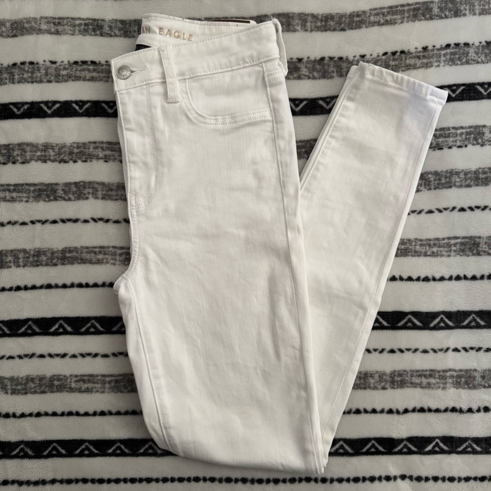 American Eagle White Jeggings